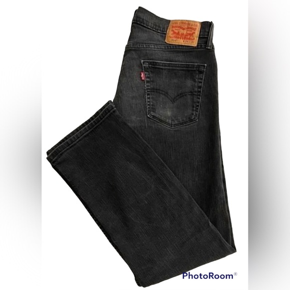 Levi’s Black 514 Jeans Sz 36x32 Slim Straight - Picture 6 of 17